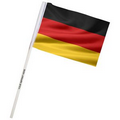 4" x 6" Germany Imprinted Staff Polyester Stick Flags